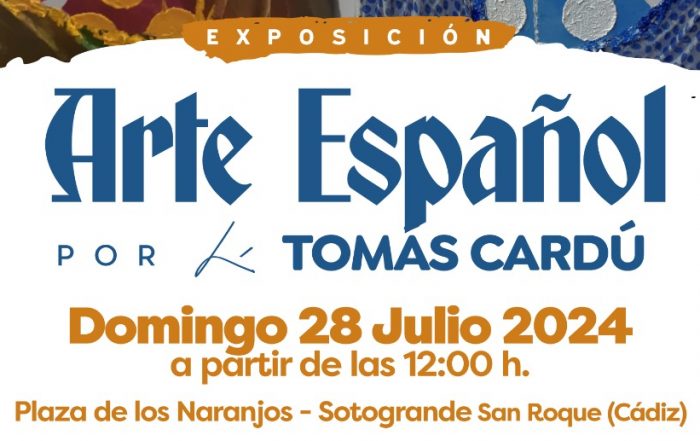 Puerto Sotogrande y Fundación Navega presentan la exposición de Tomás Cardú en la Plaza de los Naranjos