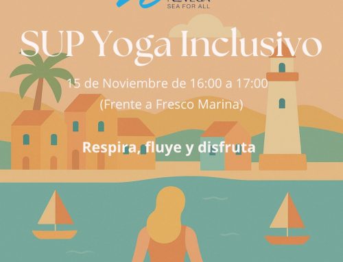 Puerto Sotogrande y Fundación Navega promueven una sesión de SUP Yoga inclusivo frente a Fresco Marina