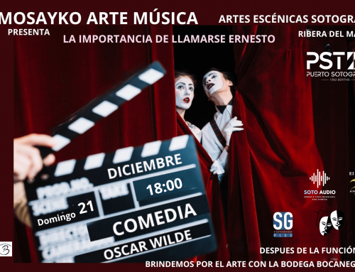 Mosayko Arte Música presenta una nueva cita escénica en Puerto Sotogrande con la comedia ‘La importancia de llamarse Ernesto’