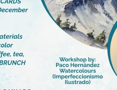 Puerto Sotogrande y Fresco Marina colaboran en un taller de postales navideñas en acuarela
