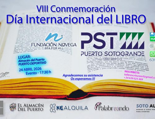 Puerto Sotogrande y Fundación Navega conmemoran el Día del Libro con un encuentro cultural en la Plaza de las Palmeras